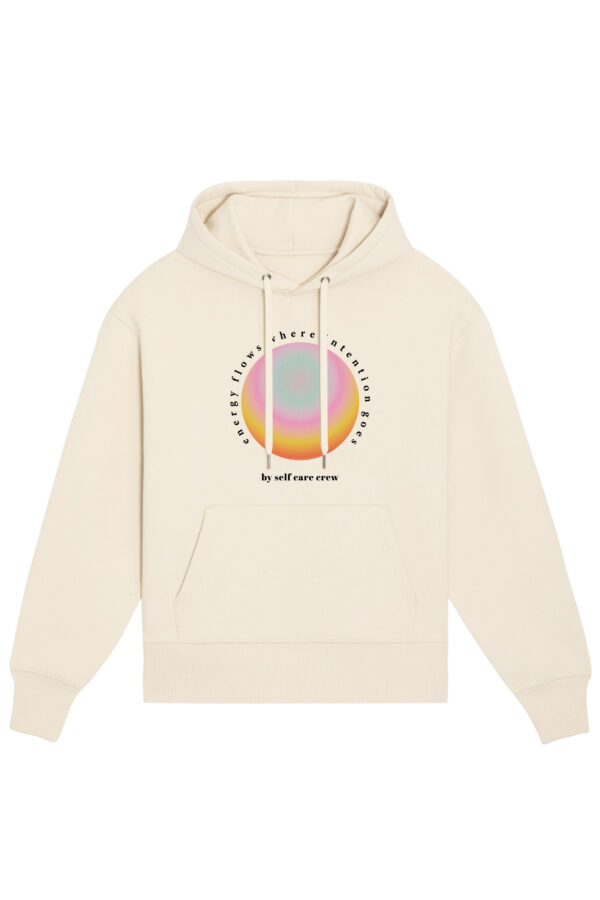 printed hoodie, selfcare quotes, sustainable fashion